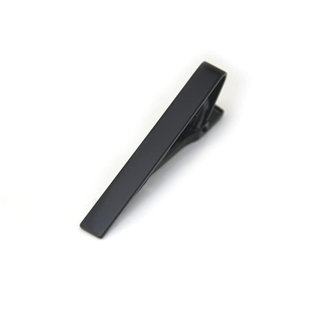 Rockyu 艶消しカフス&タイピンセット|シルバー&ブラック 2色展開 メンズギフトに最適