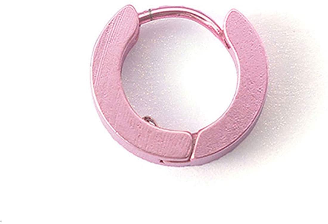 Rockyu フープピアス メンズ レディース ステンレス リングピアス 韓国風 シンプル 男女兼用