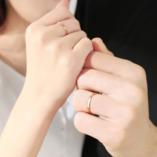 Rockyu ツイストデザイン ペアリング|シルバー925 フリーサイズ 結婚・婚約指輪