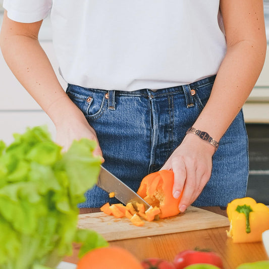 Rockyu 赤銅クロス磁気ブレスレット メンズ 静電気除去