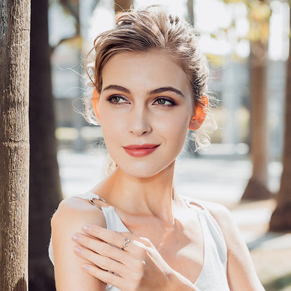 Rockyu 猫リング レディース シルバー925 フリーサイズ シンプル 可愛い ネコモチーフ 金属アレルギー対応