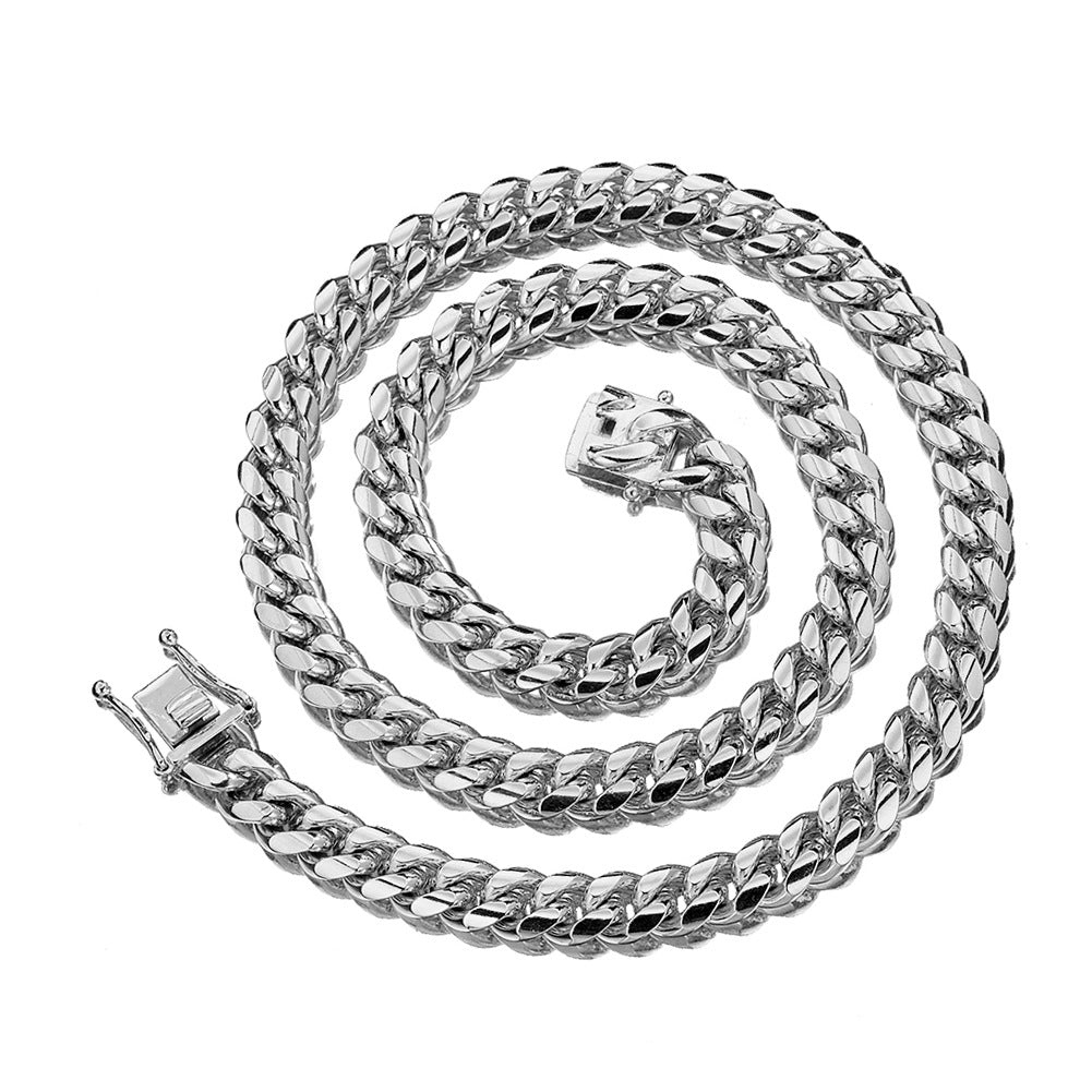 Rockyu 喜平チェーン ネックレス メンズ｜選べる太さ＆長さ シルバー＆ゴールド