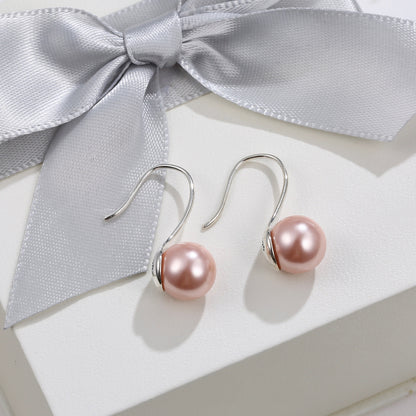 Rockyu レディース ピアス パール フック シルバー925 18金仕上げ アレルギー対応 シンプル