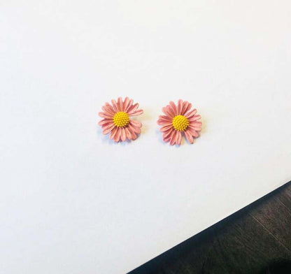 Rockyu ピアス レディース 菊モチーフ 925銀針 金属アレルギー対応 両耳セット