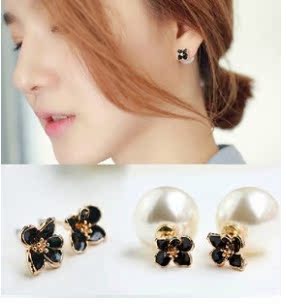 Rockyu ピアス レディース 桜 フラワー 18金仕上げ ピンクゴールド 可愛い 小顔 花モチーフ