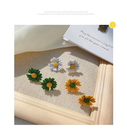 Rockyu ピアス レディース 菊モチーフ 925銀針 金属アレルギー対応 両耳セット