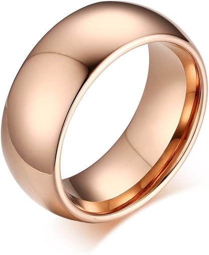 クラシック タングステンリング – 鏡面仕上げ メンズ＆レディース 3/4/6/8mm 指輪