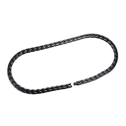 Rockyu 磁気ネックレス メンズ レディース兼用 ステンレス製 アレルギー対応 3色展開