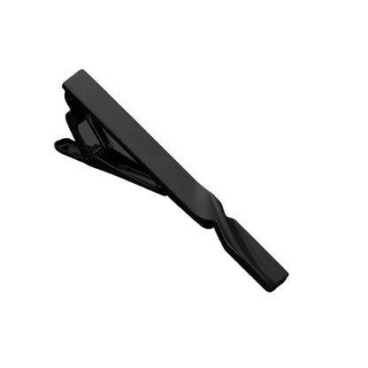 Rockyu ネクタイピン メンズ ビジネス 銅製 シンプル バネ式 ゴールド/ブラック/シルバー