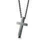 Rockyu クロスネックレス メンズ ステンレス製 十字架ペンダント チェーン付き 4色展開