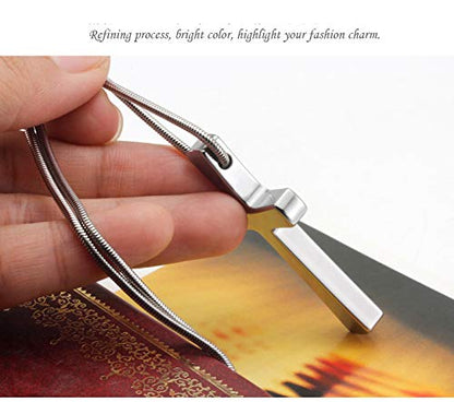 Rockyu ネックレス メンズ 十字架 クロス シルバー ステンレス シンプルペンダント