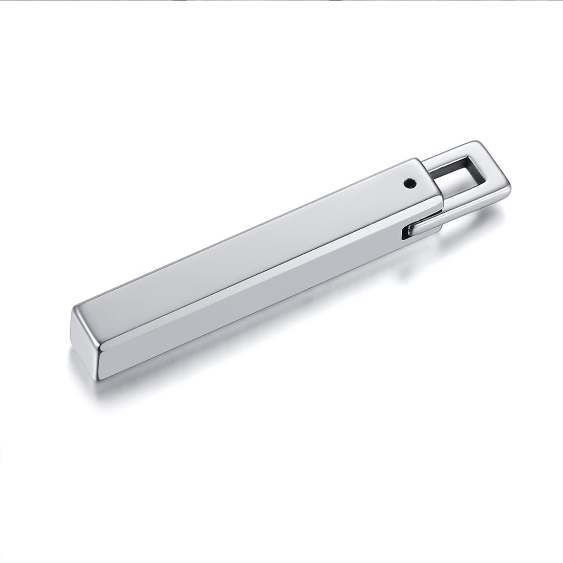 Rockyu バーネックレス メンズ タングステンスティック シンプル ペンダント