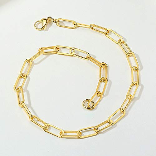 Rockyu ネックレス レディース ゴールド チェーンネックレス ステンレス 太め アレルギー対応