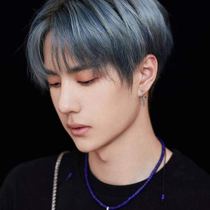 Rockyu 星モチーフピアス ステンレス製 30mm レディース 金属アレルギー対応 シンプル＆おしゃれ