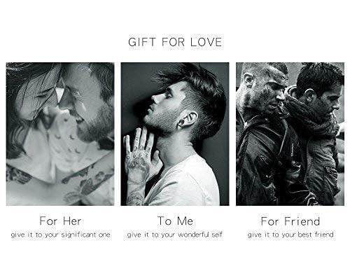 Rockyu メンズカフス スクエアカットジルコニア付きクラシックデザインカフリンクス