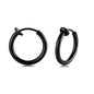 Rockyu フェイクピアス サージカルステンレス製 リングデザイン 両耳用 金属アレルギー対応