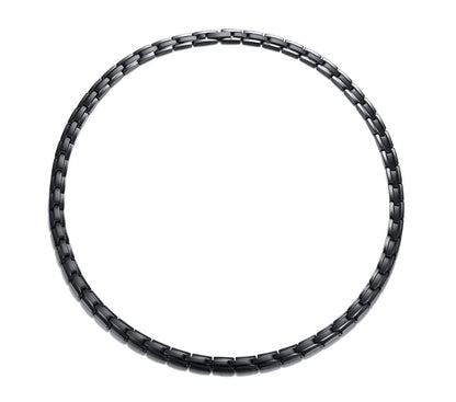 Rockyu 磁気ネックレス メンズ レディース兼用 ステンレス製 アレルギー対応 3色展開