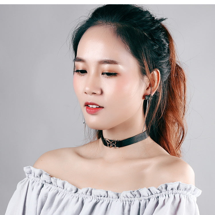 Rockyu ココナッツツリーデザイン チェーンピアス レディース ジルコニア サマーリゾートスタイル