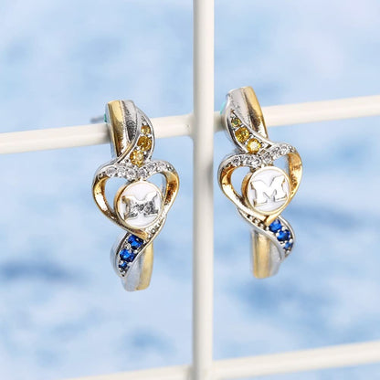 Rockyu ハートデザイン 2色メッキ ジュエリー3点セット リング ネックレス ピアス レディース エレガントギフト