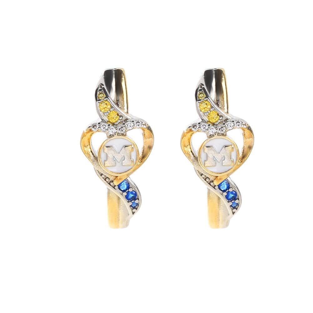 Rockyu ハートデザイン 2色メッキ ジュエリー3点セット リング ネックレス ピアス レディース エレガントギフト