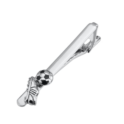 Rockyu サッカーボール カフリンクス＆ネクタイピン＆ピンバッジ 3点セット