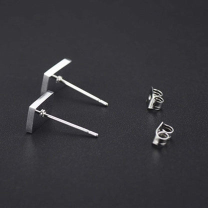 Rockyu ピアス メンズ レディース トランプカード シルバー925 スタッド アクセサリー