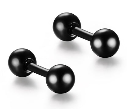 Rockyu バーベルピアス ボール 4mm ステンレス メンズ レディース 軟骨 ピアス 金属アレルギー対応 おしゃれ かっこいい 男女兼用 アクセサリー