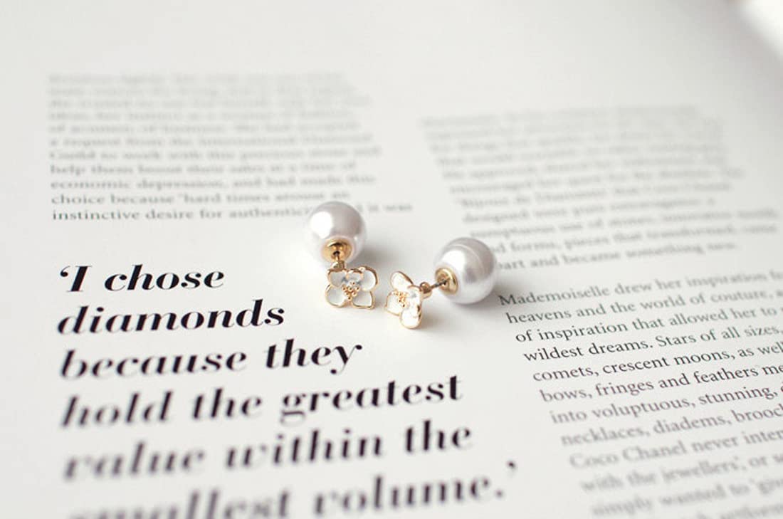 Rockyu ピアス レディース 桜 フラワー 18金仕上げ ピンクゴールド 可愛い 小顔 花モチーフ