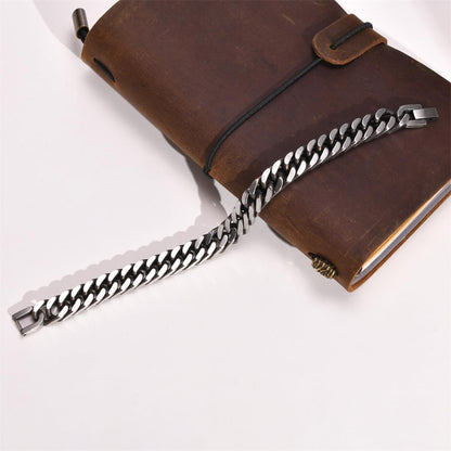 [Rockyu] ブレスレット メンズ 喜平チェーン ステンレス製 太め キューバリンク シルバー 金属アレルギー対応