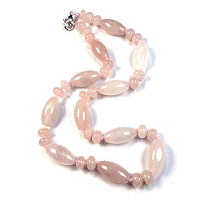 Rockyu 天然石ビーズ ロングネックレス レディース メンズ兼用 数珠風セーターチェーン