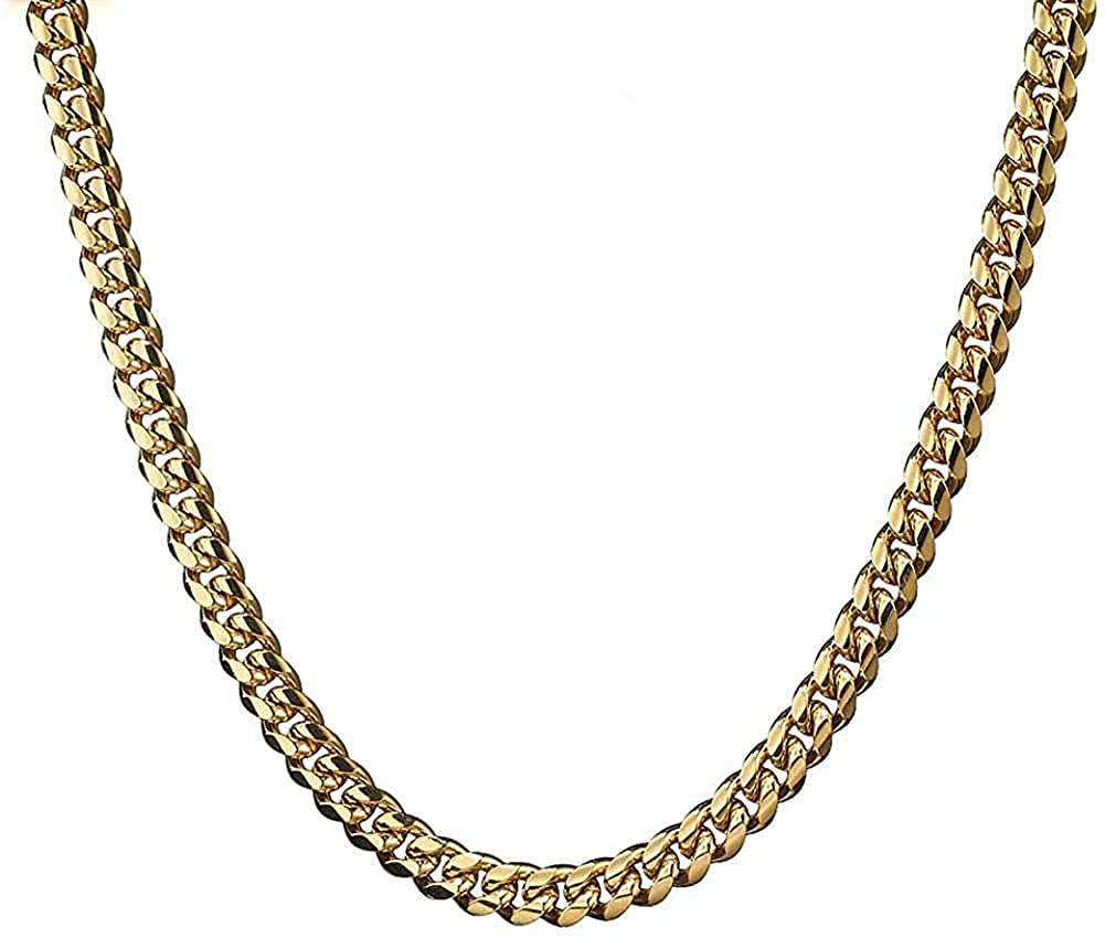 Rockyu 喜平チェーン ネックレス メンズ｜選べる太さ＆長さ シルバー＆ゴールド