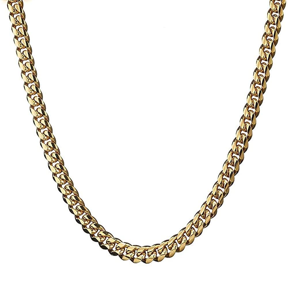 Rockyu 喜平チェーン ネックレス メンズ｜選べる太さ＆長さ シルバー＆ゴールド