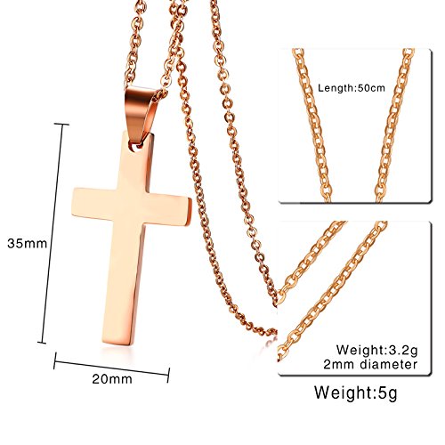 ステンレスクロスネックレス｜18金コーティング＆ユニセックスデザイン｜選べるカラー