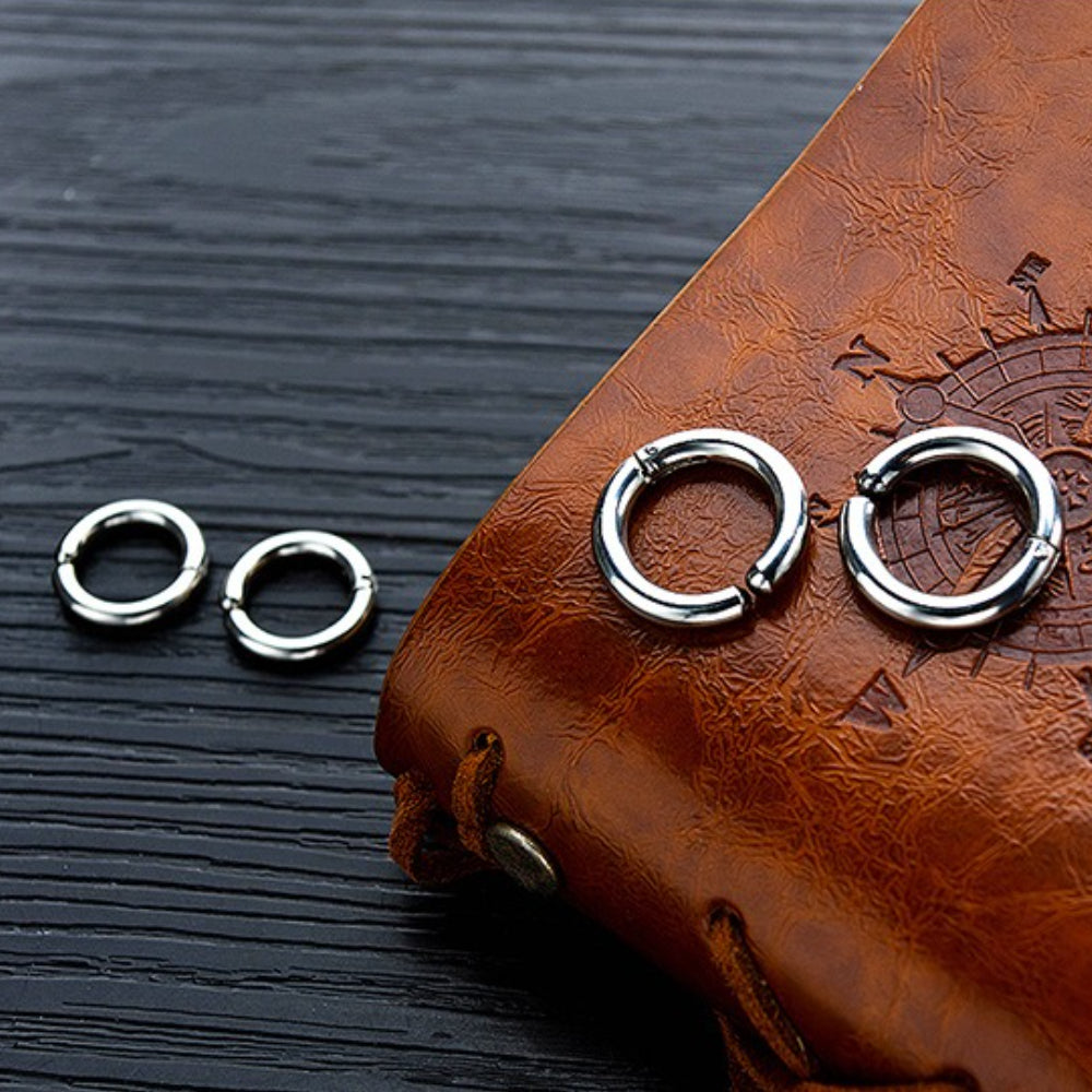 Rockyu ピアス メンズ フープ シルバー 人気 リングピアス ノンホール イヤーカフ フェイクピアス イヤリング 両耳セット ステンレス 金属アレルギー対応