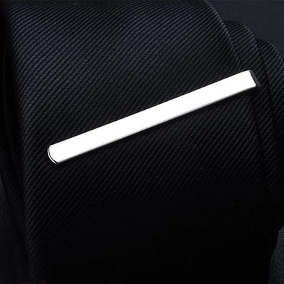 Rockyu メンズ タイピン 4色セット ゴールド シルバー ブラック ローズゴールド 真鍮製 ビジネス 紳士アクセサリー