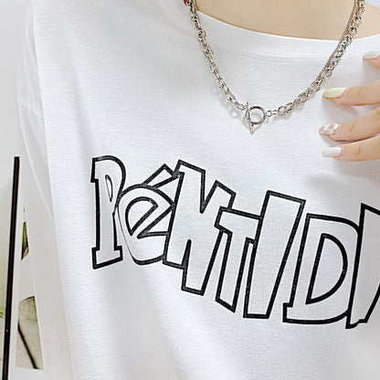 Rockyu 二連マンテルネックレス レディース シルバー