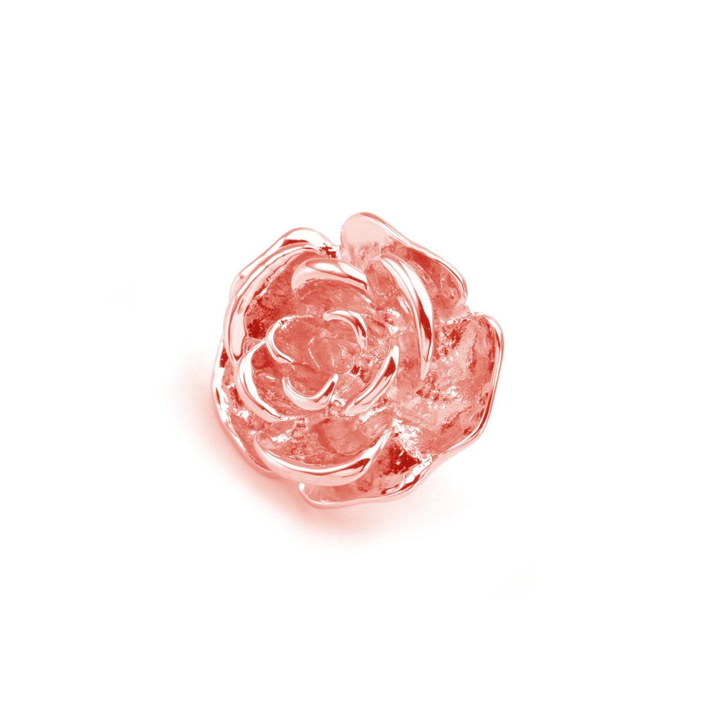 Rockyu ローズブローチ メンズ 花モチーフ 立体デザイン 合金 ゴールド/シルバー/ブラック