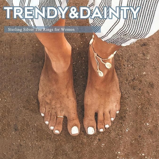 Rockyu トゥーリング レディース 調整可能 関節リング 925シルバー CZダイヤ 14mm オープンリング ゴールド/ローズゴールド/シルバー