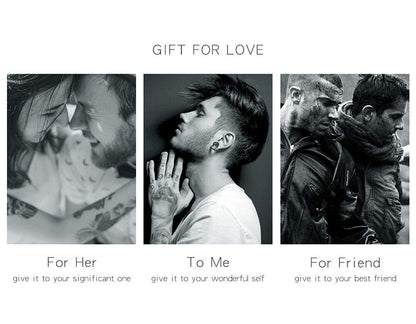 Rockyu 六芒星ジルコニアネックレス｜ダビデの星モチーフ ステンレス製お守りペンダント