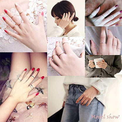 Rockyu 極細リング 1mm シンプル ステンレス ピンキーリング シルバー/ゴールド/ローズゴールド