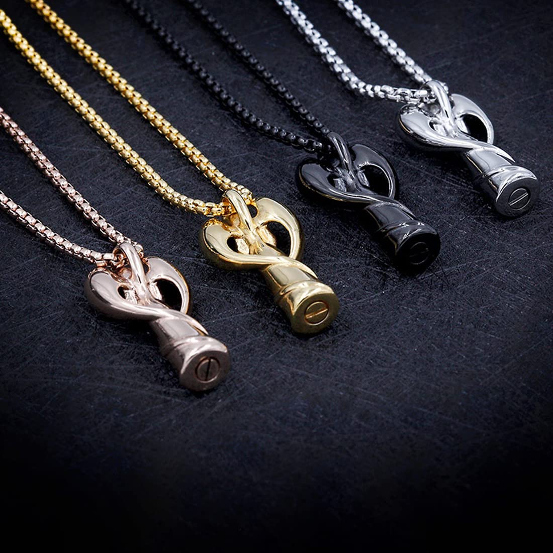 Rockyu メモリアルネックレス エンジェルデザイン レディース メンズ シルバー 羽根付き 天使ペンダント 遺骨入れ