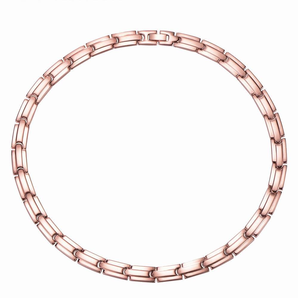 Rockyu ネックレス メンズ レディース ステンレス ゲルマニウム シルバーゴールド チェーン 幅10mm チョーカー アクセサリー