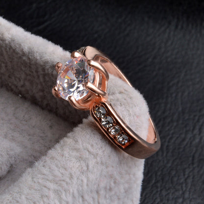 ハワイアンジュエリー リング レディース 18金ピンクゴールド ジルコニアの輝きが美しい上品な指輪