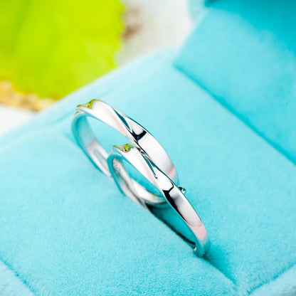 ペアリング｜シルバー925＆ブラック フリーサイズ カップルリング 恋人へのプレゼントに