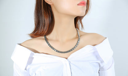 Rockyu 磁気ネックレス メンズ レディース兼用 ステンレス製 アレルギー対応 3色展開