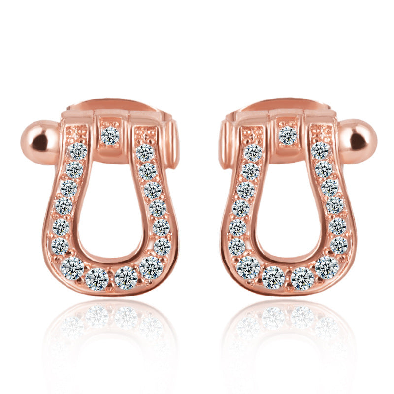 Rockyu ピアス レディース シルバー925 シンプル フープピアス リング 鏡面仕上げ 金属アレルギー対応