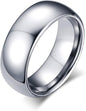 クラシック タングステンリング – 鏡面仕上げ メンズ＆レディース 3/4/6/8mm 指輪
