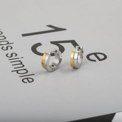 Rockyu リングピアス メンズ レディース フープピアス 小さめ ステンレス製 金属アレルギー対応