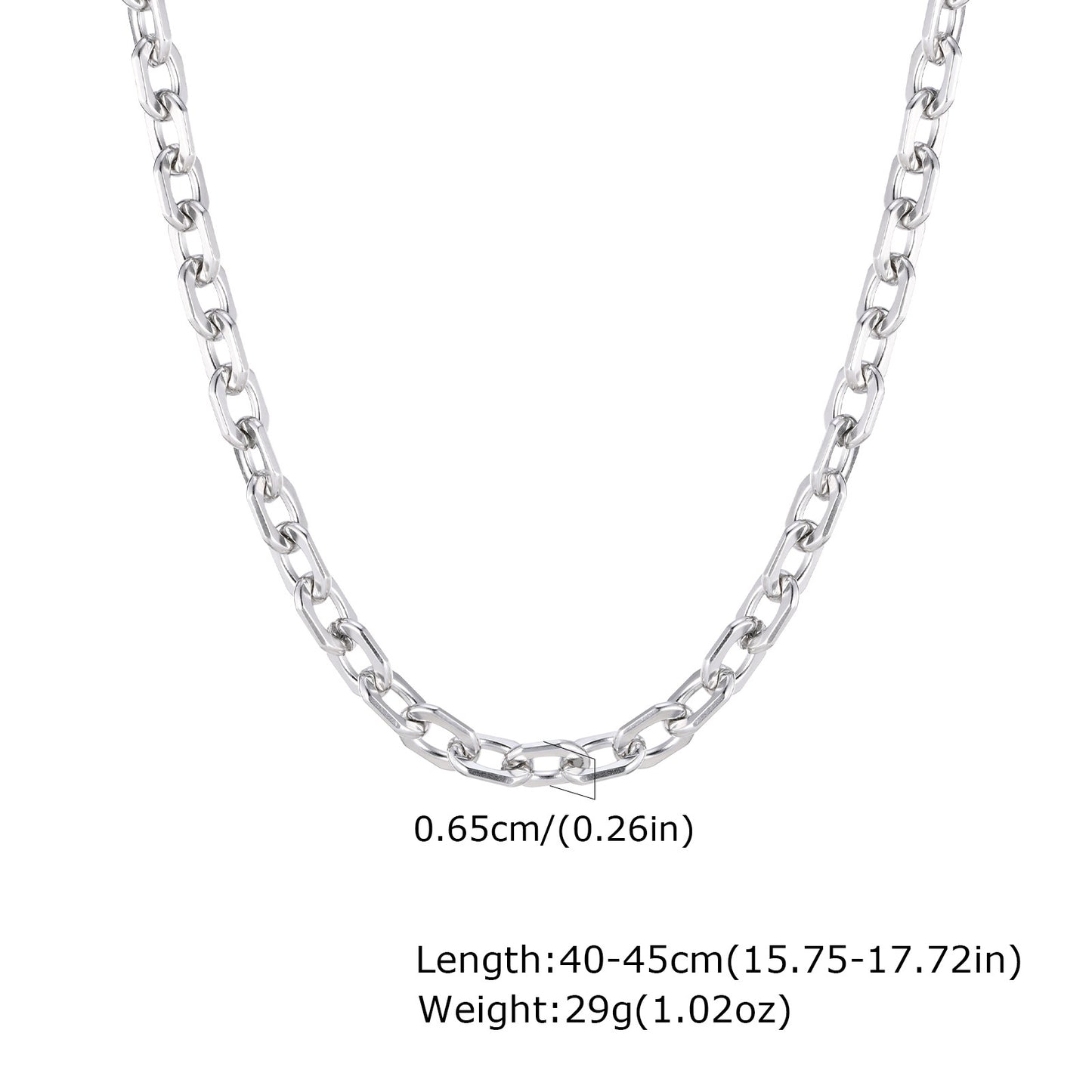 Rockyu ネックレス レディース ゴールド＆シルバー ステンレススチール チェーン チョーカー 調整可能 太め ファッションアクセサリー