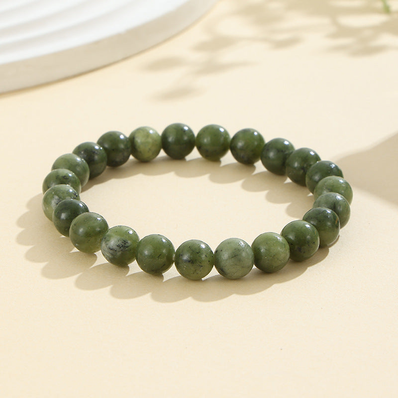 Rockyu ブレスレット レディース 天然石 ビーズブレスレット 瑪瑙 オニキス アンティーク風